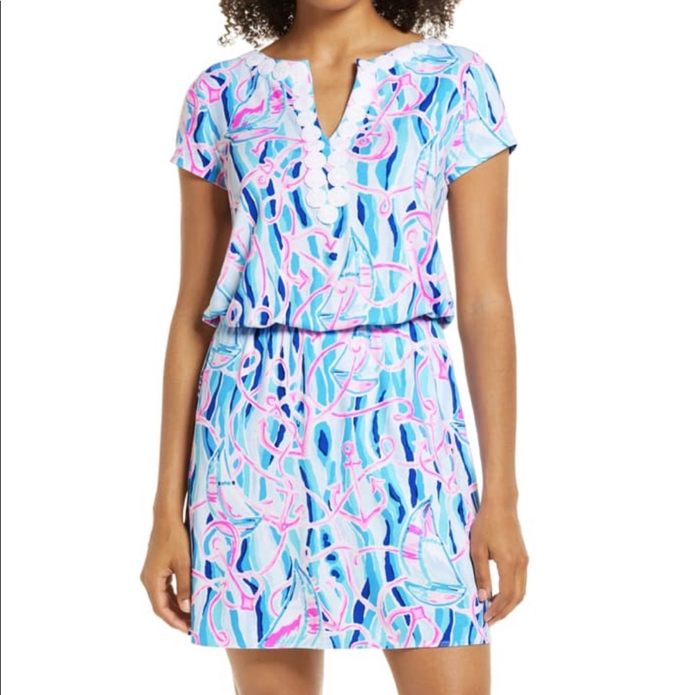 Lilly Pulitzer Reble Short Sleeve Skort Romper NWT